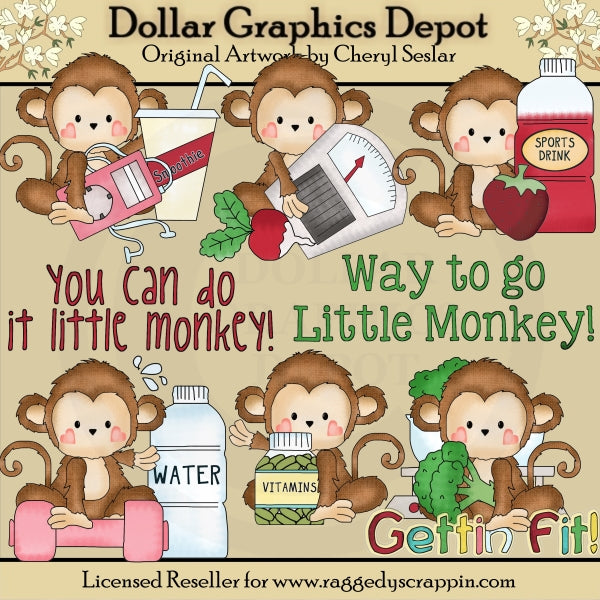 Monkey Business - Mettersi in forma - ClipArt