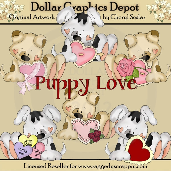 My Friend Fido - Puppy Love - Clip Art