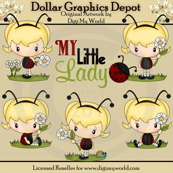 My Little Ladybug - Clip Art