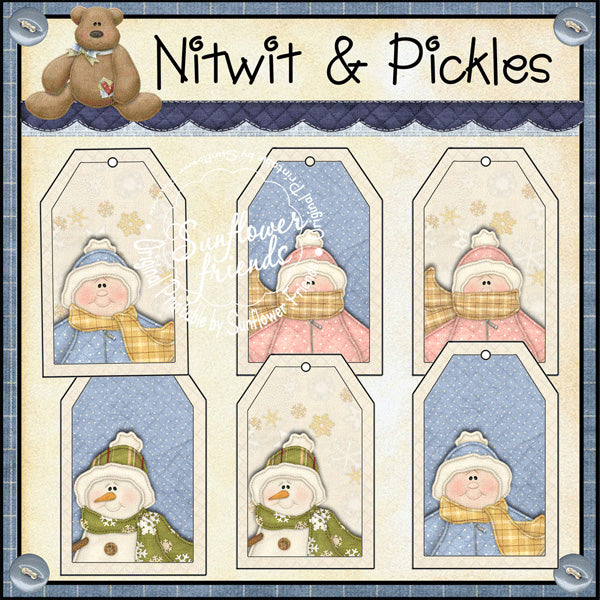 Freezin' Season Gift Tags by Nitwit & Pickles