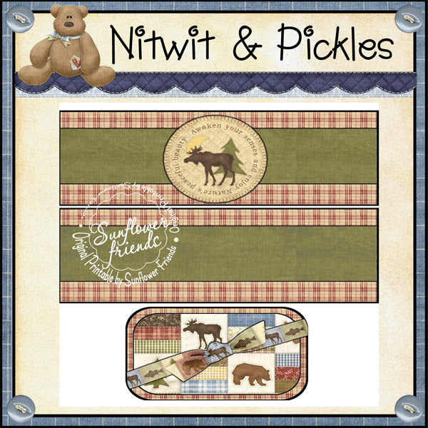 ~Patchwork Lodge~ Etiqueta de lata de café internacional