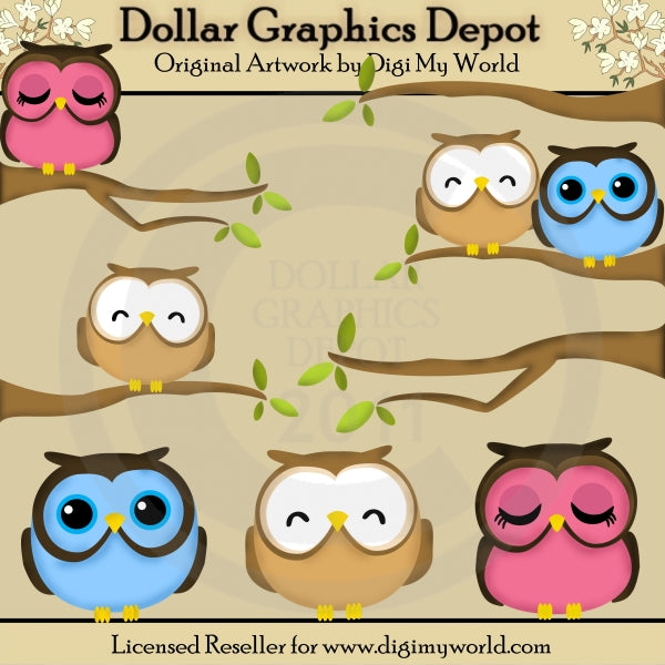 Owl-Ways Be There - Clip Art