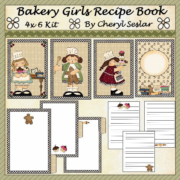 Bakery Girls Recipe Book By Cheryl Seslar