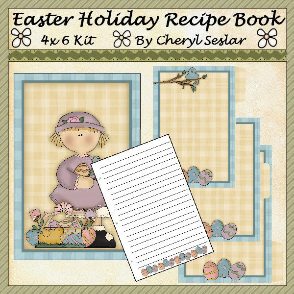 Libro de recetas navideñas de Pascua de Cheryl Seslar