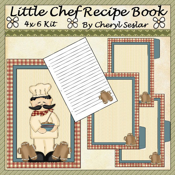 Little Chef Recipe Book By Cheryl Seslar