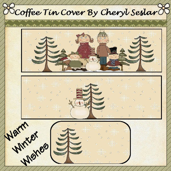 ~Deseos cálidos de invierno~ Lata de café internacional *ctc56