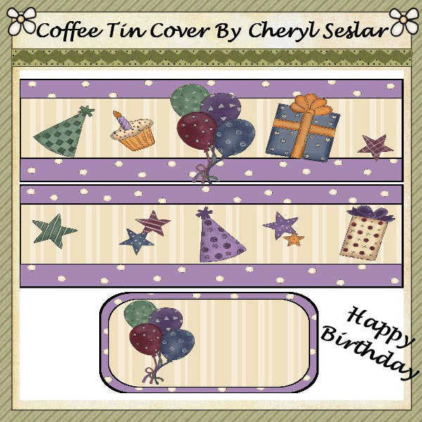 ~Feliz Cumpleaños~ Lata de Café Internacional *ctc19