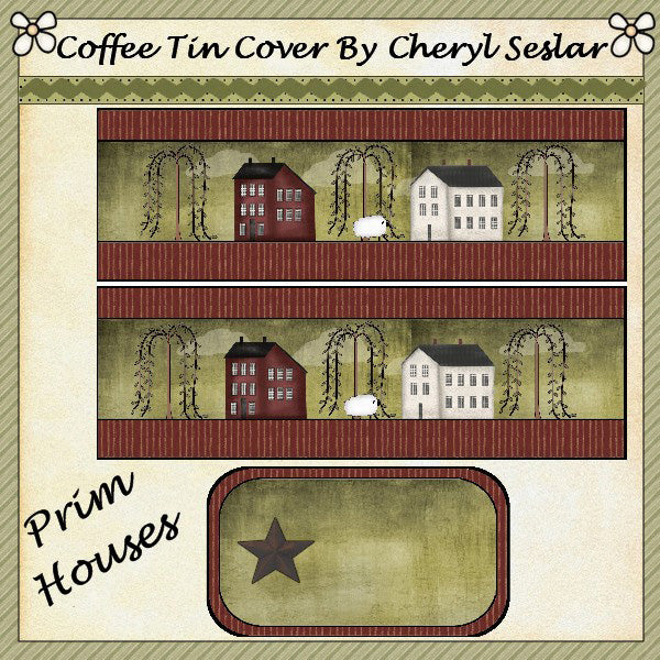 ~Prim Houses~ Lata de café internacional *ctc40