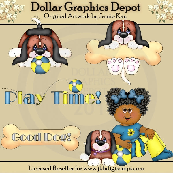 Play Time Pals 1 - Clip Art