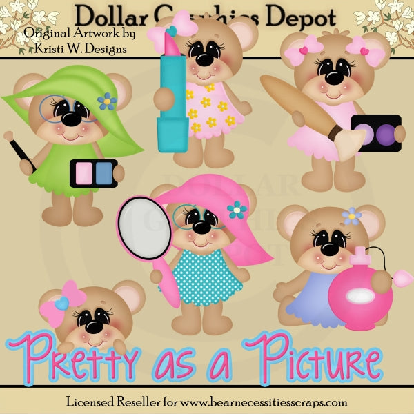 Pretty Bears - Clip Art - DCS Exclusive