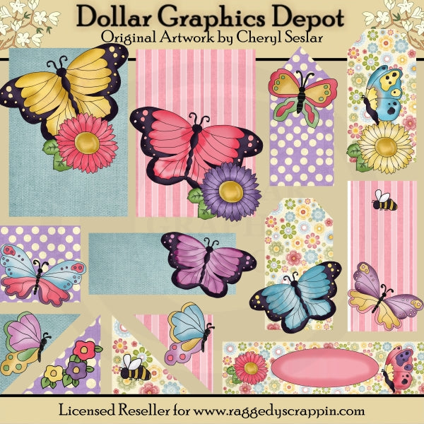 Pretty Butterfly - Scrappin Delights