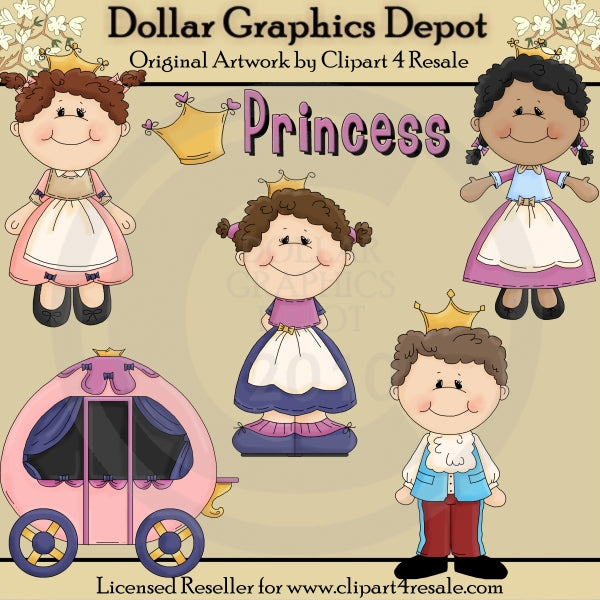Pretty Princess - Clip Art - DCS Exclusive
