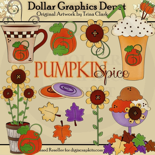 Pumpkin Spice 1 - Clip Art
