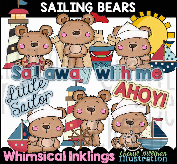 Sailing Bears...Graphic Collection