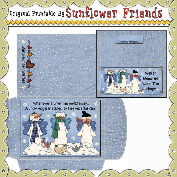 Snowman Cocoa/Coffee Packet  (Set 101F)