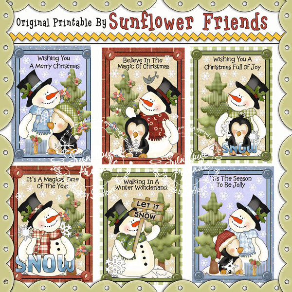 Frosty Fred Snowman Cocoa Envelopes_Set of 6