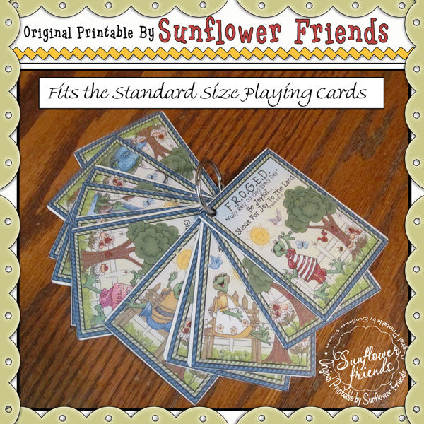FROGED...Etichette per carte da gioco