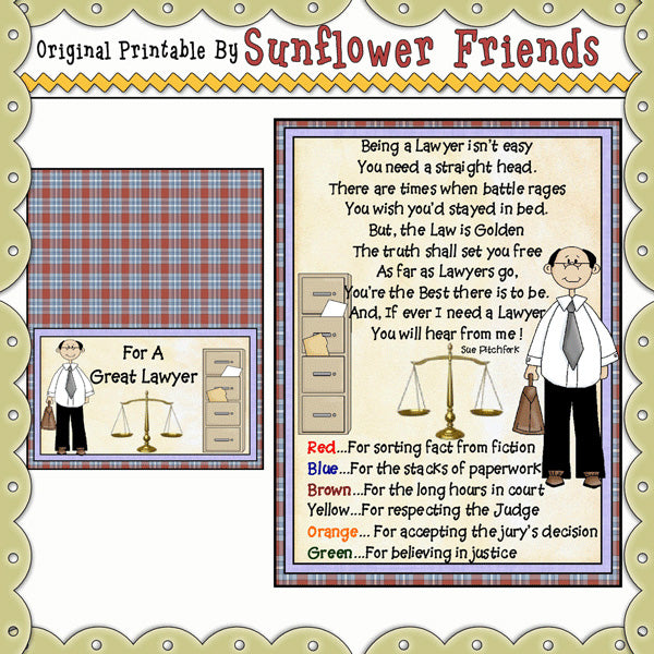 For A Great Lawyer   *MM436