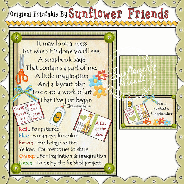 For A Fantastic Scrapbooker    *MM568