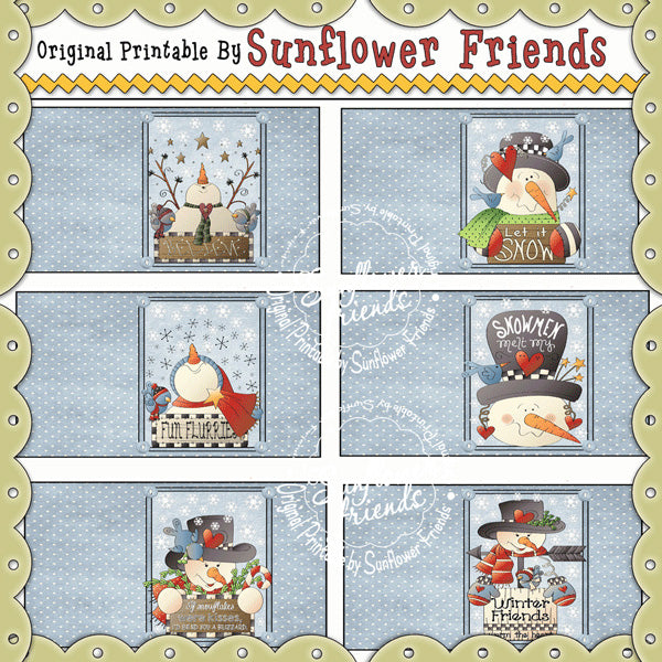 Involucri per popcorn per microonde Winter Friends. Set da 6