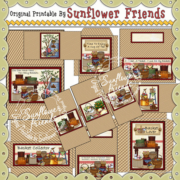 Basket Collector ~~ 12 Piece Printable Pack