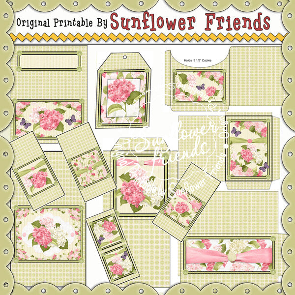 Hydrangeas In Bloom....19 Piece Printable Pack