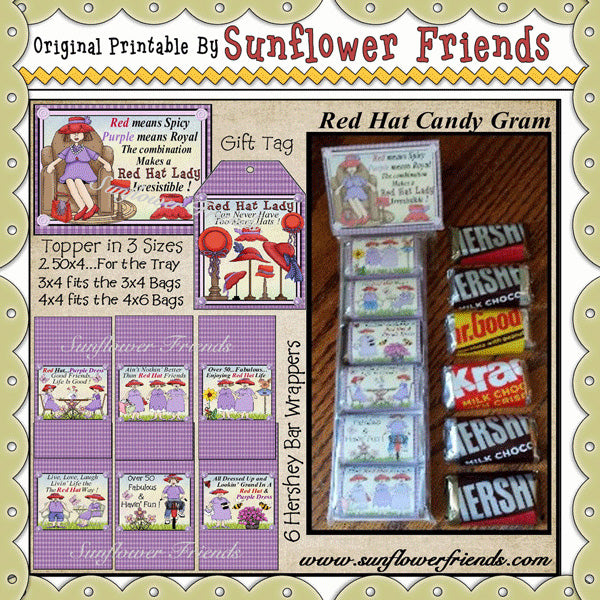 Barrette Hershey Red Hat Candy Gram_Mini