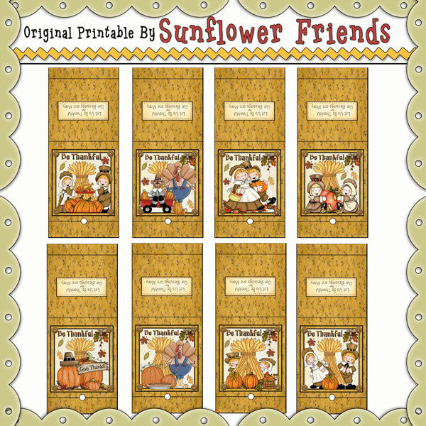 Thanksgiving Sucker Covers...Set of 8