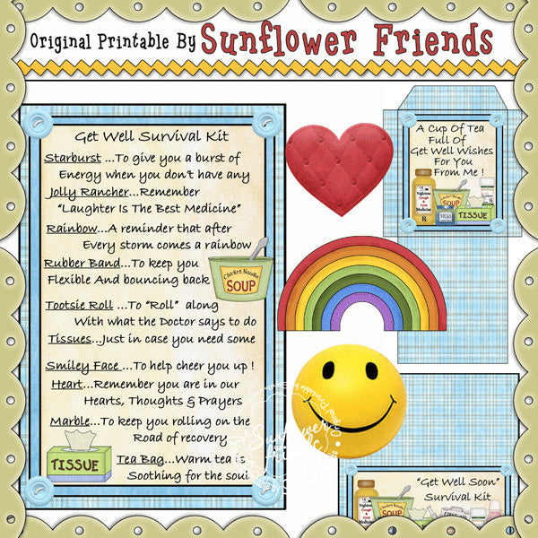 get-well-survival-kit-digital-craft-supplies for Cheerleader Survival Kit Free Printable Get Well Survival Kit – Digital Craft Supplies for Cheerleader Survival Kit Free Printable