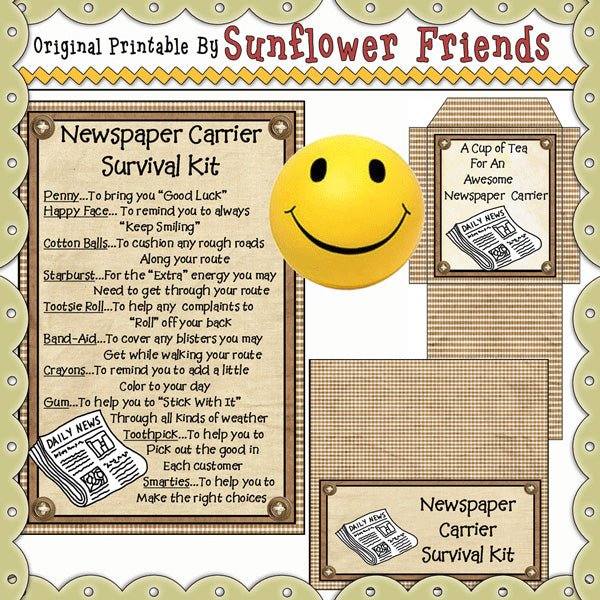 Newspaper Carrier Survival Kit