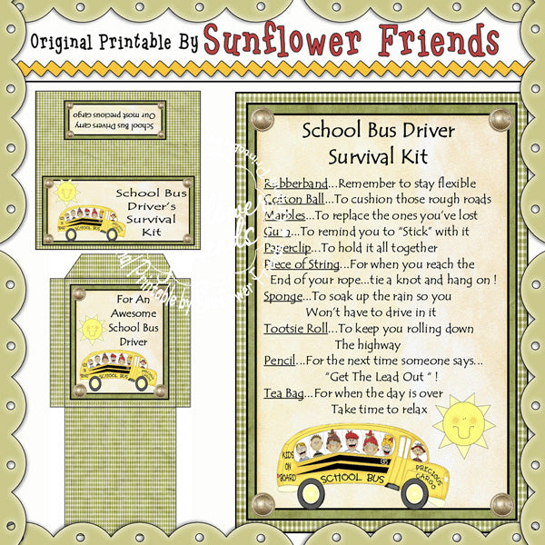 School Bus Driver Survival Kit – Digital Craft Supplies school-bus-driver-survival-kit-digital-craft-supplies