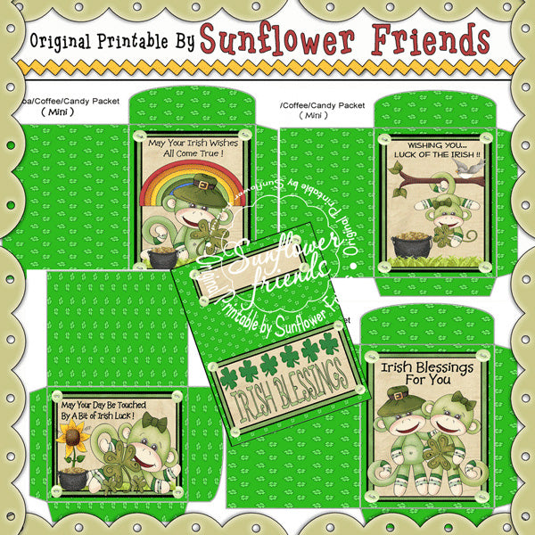 St. Patrick's Cocoa Envelope Packets