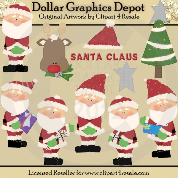 Babbo Natale 1 - ClipArt