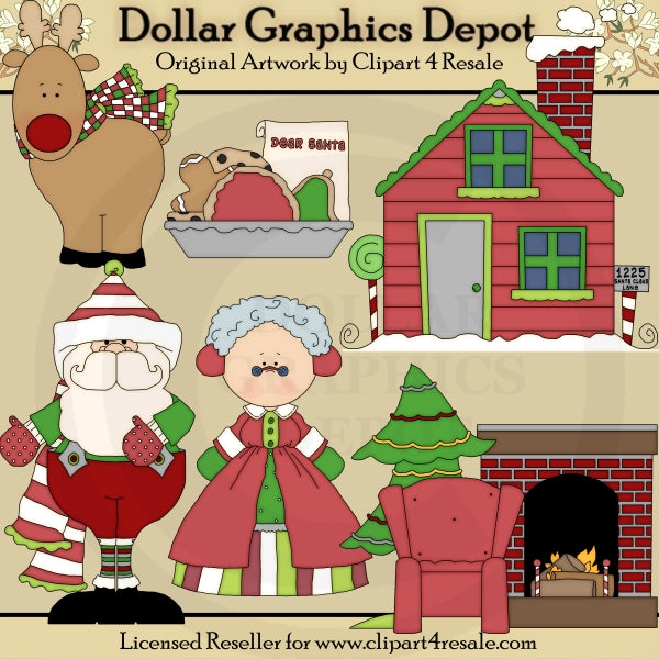 Corsia di Babbo Natale - ClipArt