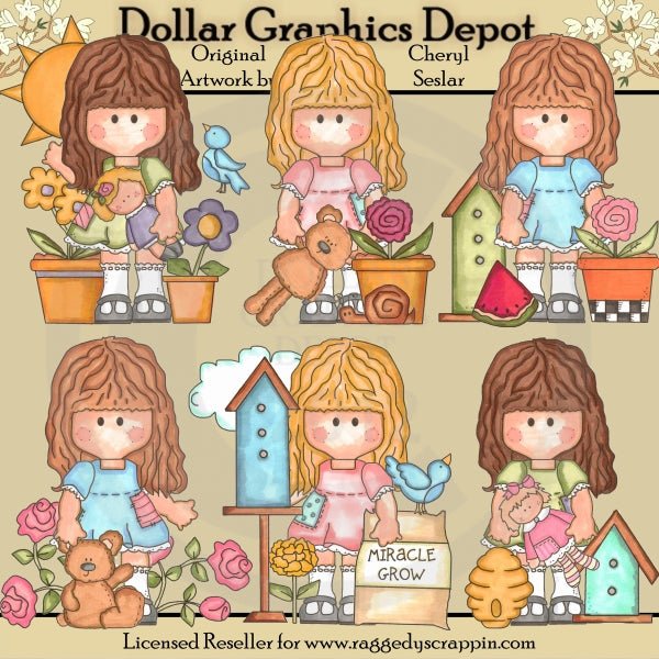 Savanah's Little Garden - Clip Art