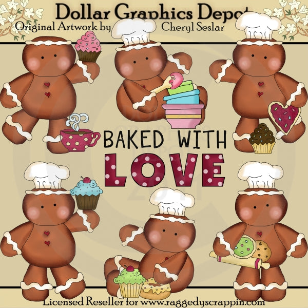 Silly Gingerbread Baked With Love