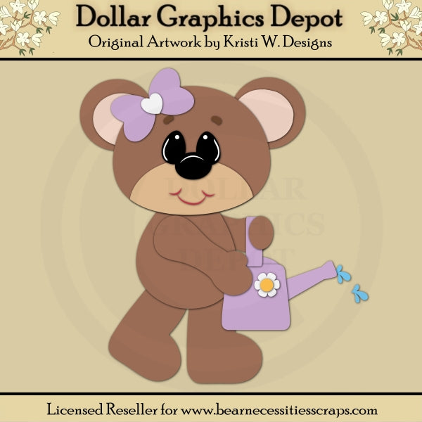 Spring Bear 5 - Cutting Files / Paper Piecing - *DCS Exclusive"