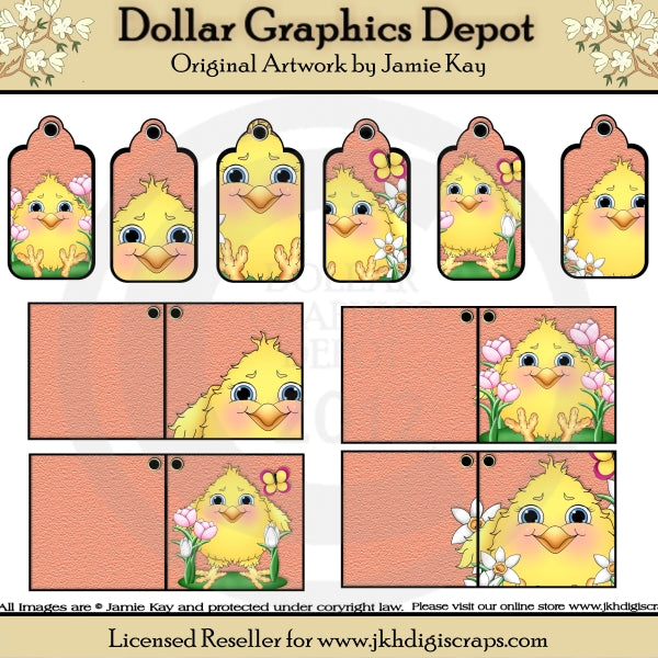 Spring Chicks Gift Tags