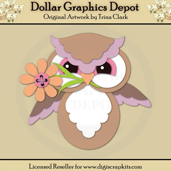 Spring Owl 1 - Cutting Files