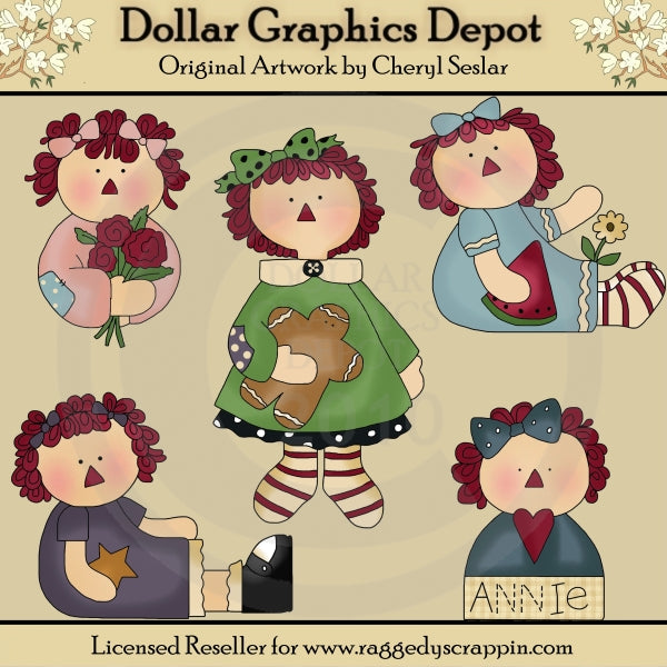 Sweet Annies 2 - Clip Art – Digital Craft Supplies