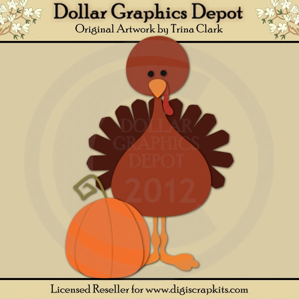 Thanksgiving Turkey 1 - Cutting Files