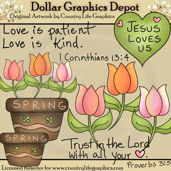 Trust In The Lord - Clip Art