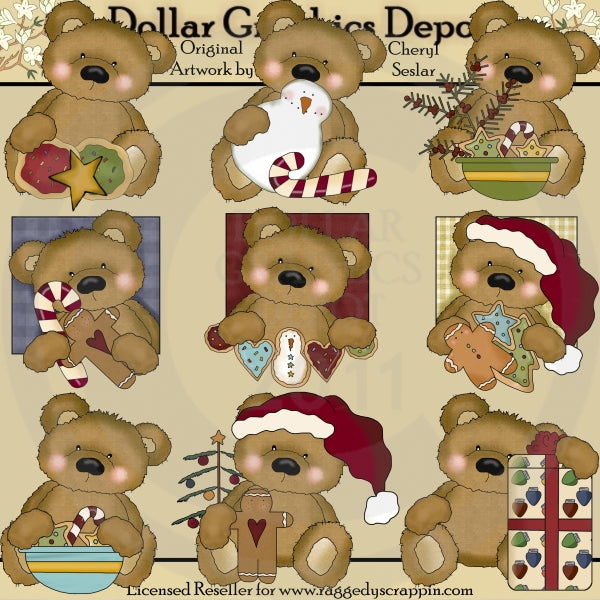 Tuffy Teddy - Christmas