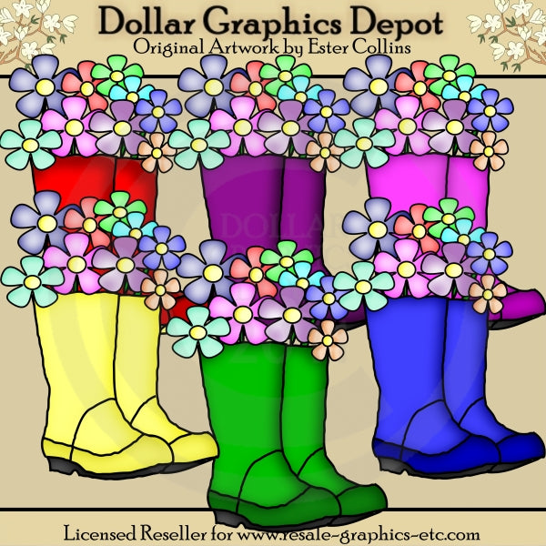 Stivali Welly - ClipArt