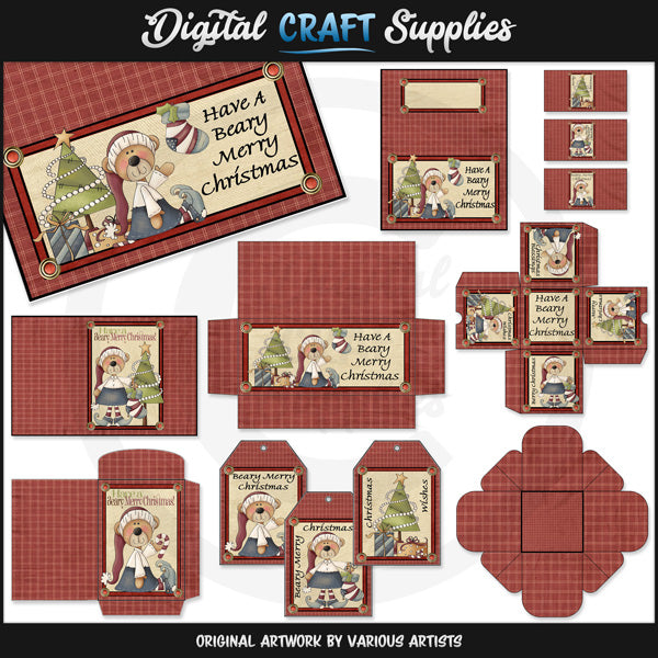 A Beary Merry Christmas - Printable Pack - DCS Exclusive