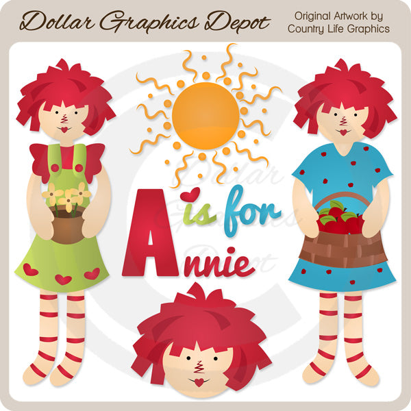 A Is For Annie - Clip Art
