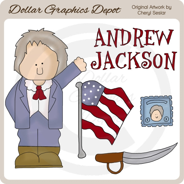 Andrew Jackson - Clip Art