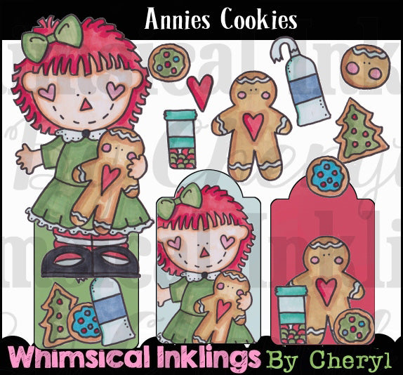 Annie's Cookies...Hand Colored Graphic Collection