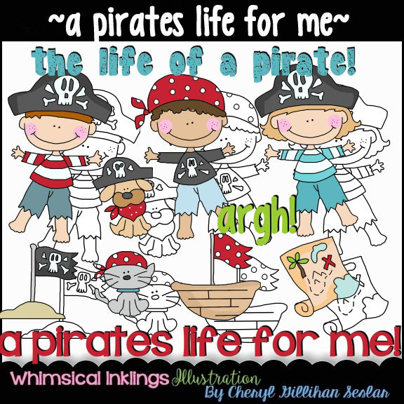 A Pirate's Life For Me - Clip Art