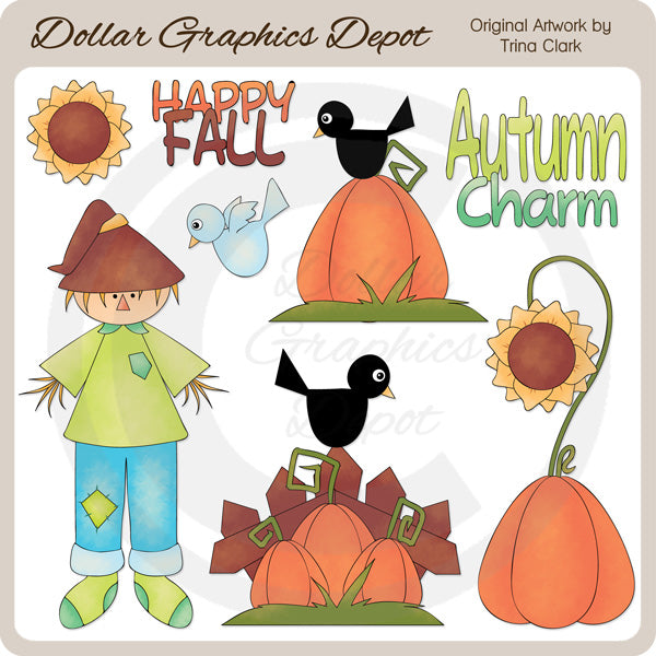 Autumn Charm - Clip Art